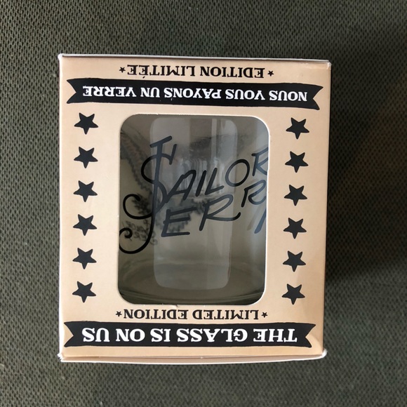 Sailor Jerry glass new with box whiskey tattoo - Picture 7 of 13